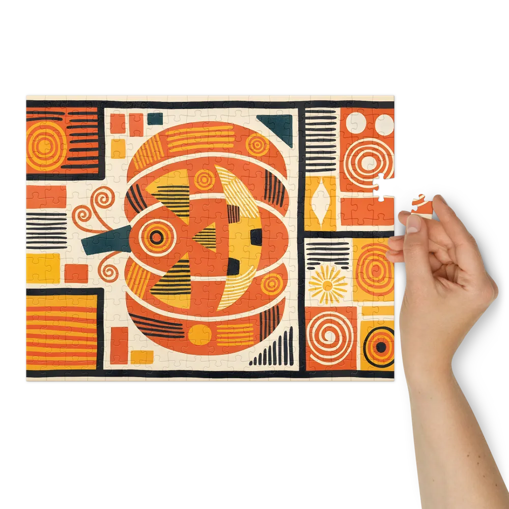 Mid-Century Jack-o'-Lantern | Jigsaw Puzzles