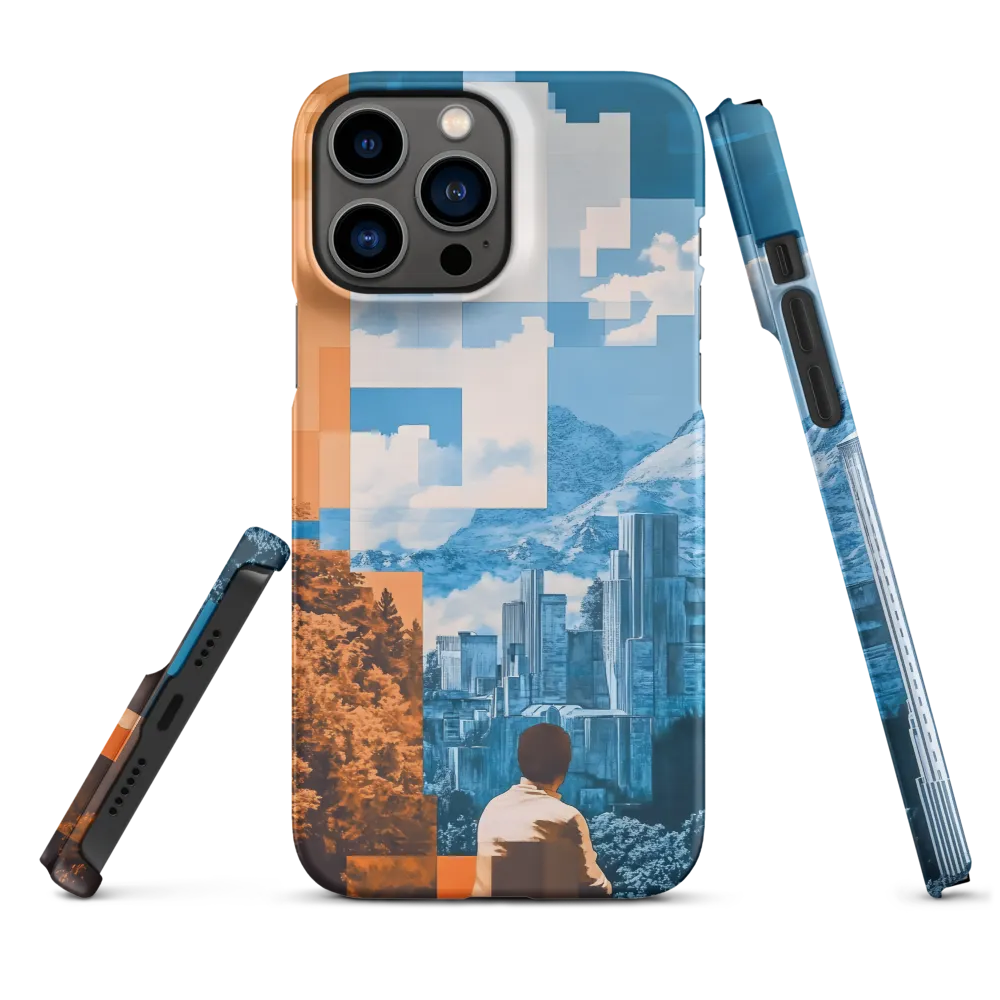Modern Digital Art Landscape | Phone Case