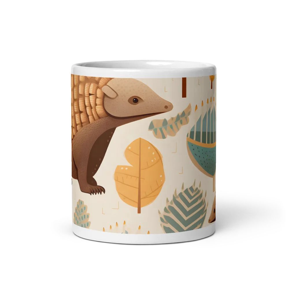 Pangolins in a Whimsical Habitat