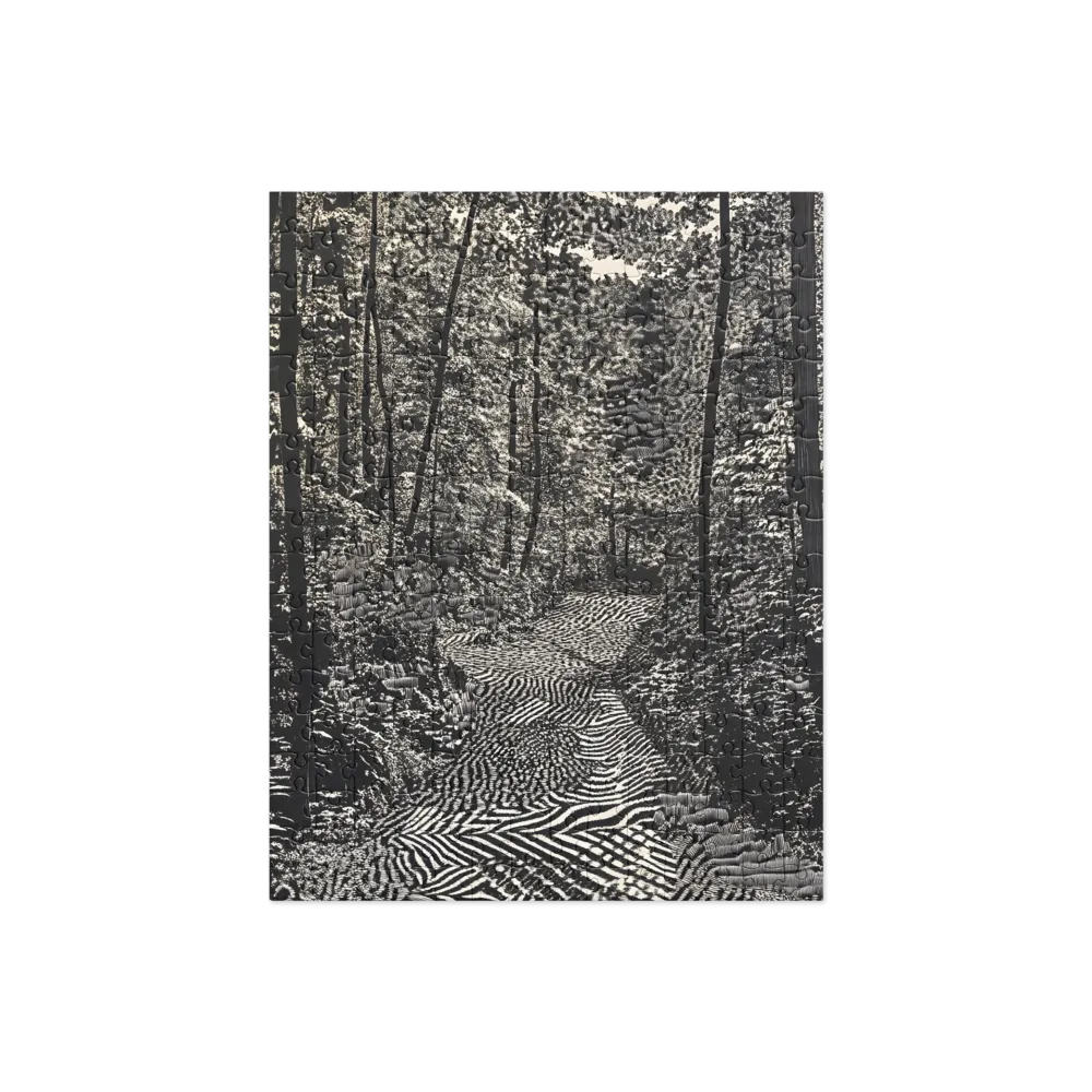 Serpentine Forest Path 
 Jigsaw Puzzle