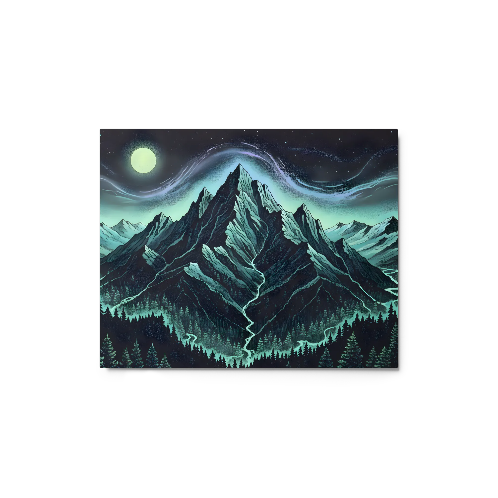 Stippled Mountain Aurora