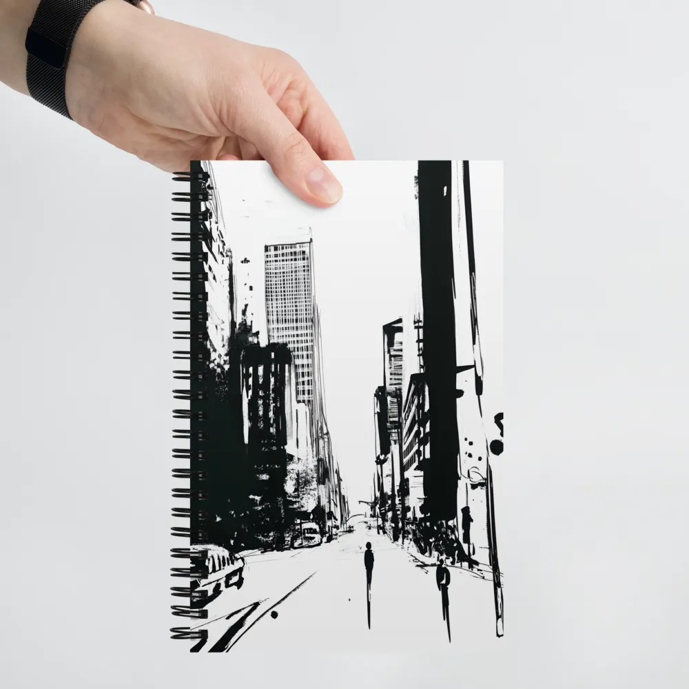 Urban Brushstrokes 
 Spiral Notebook | 140 pages