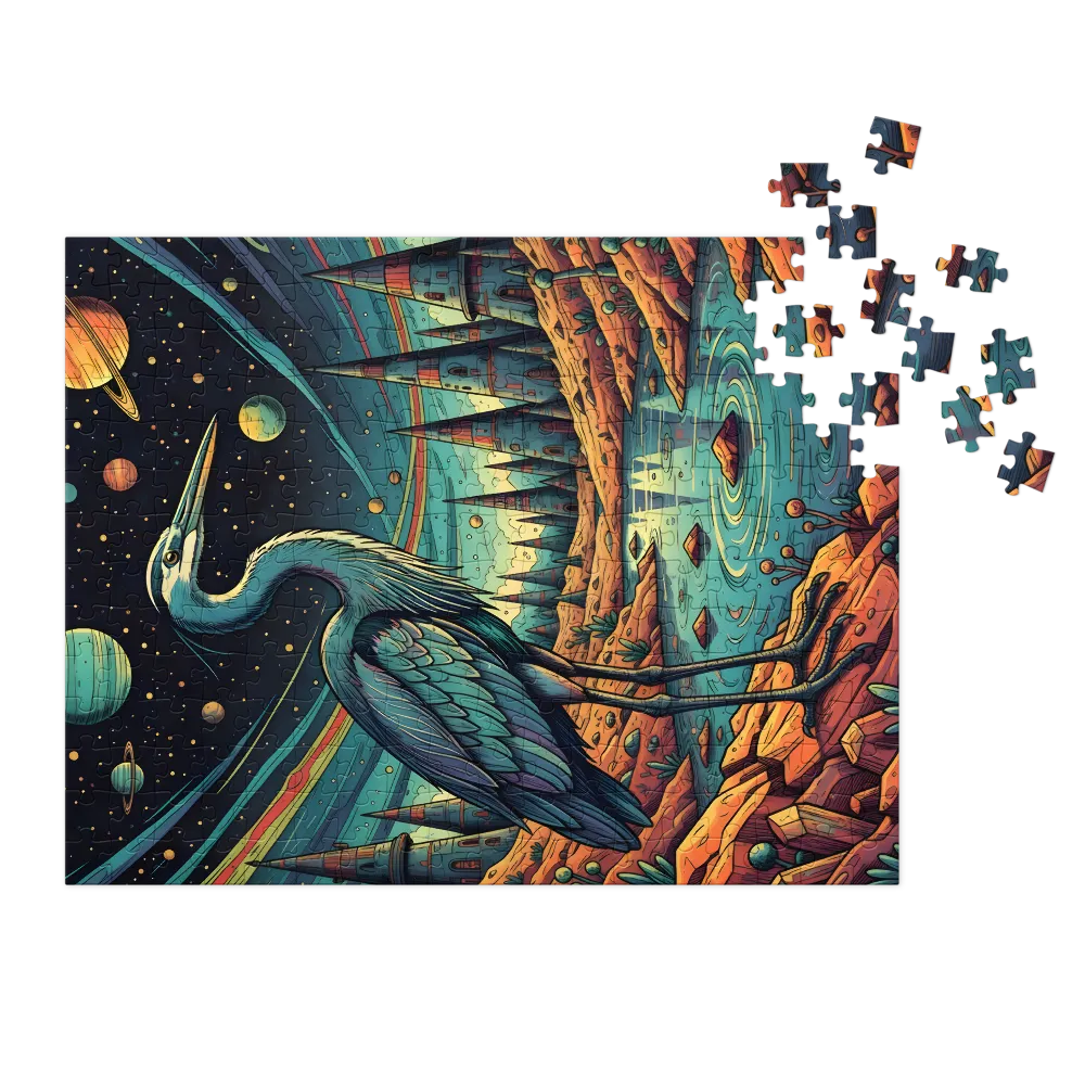 Cosmic Heron | Jigsaw Puzzles