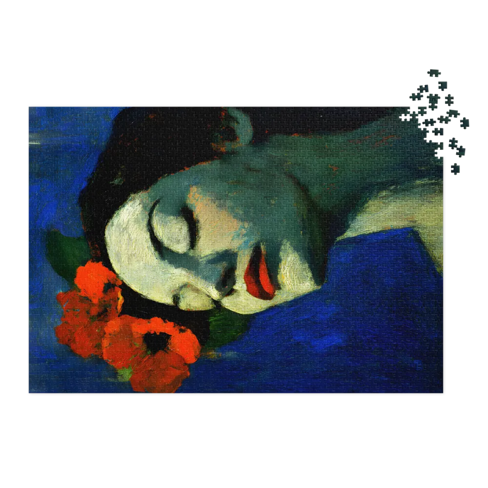 Serenity in Blue and Red