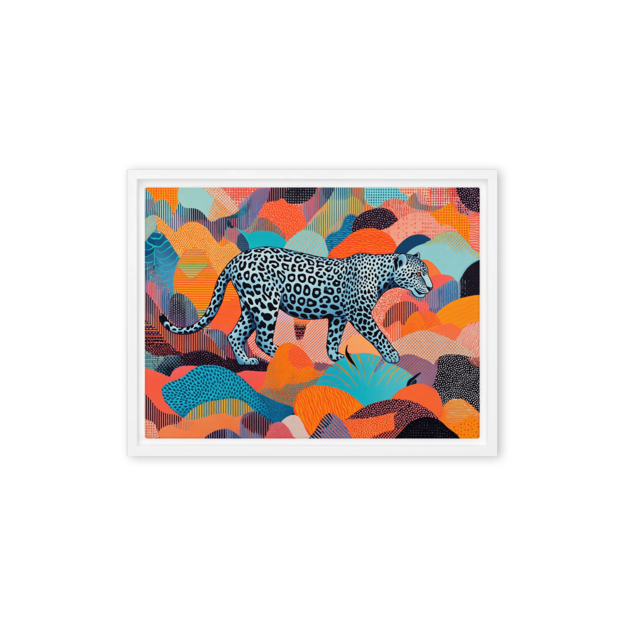 The Neon Leopard | Art Print