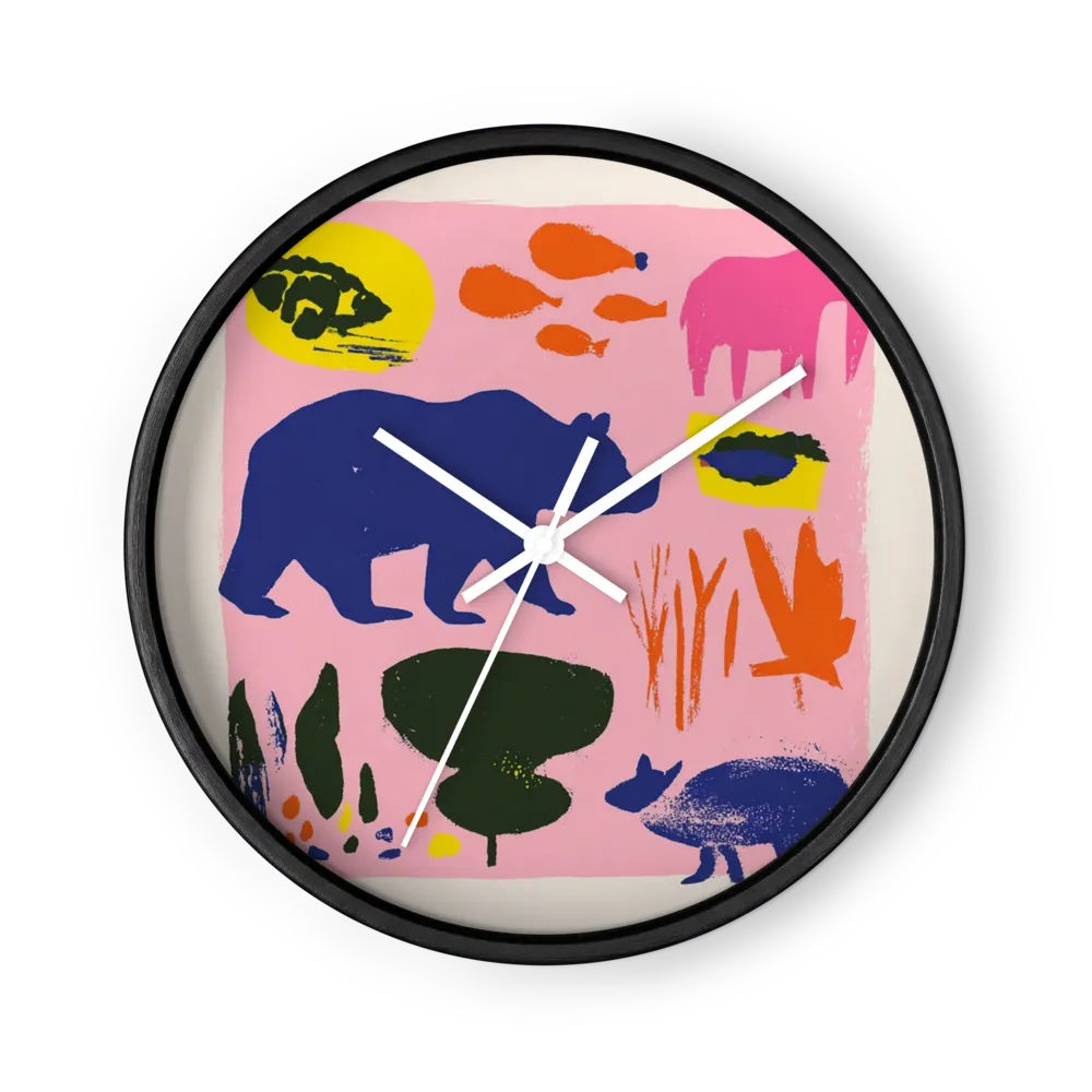 Jungle Silhouettes | Wall Clock