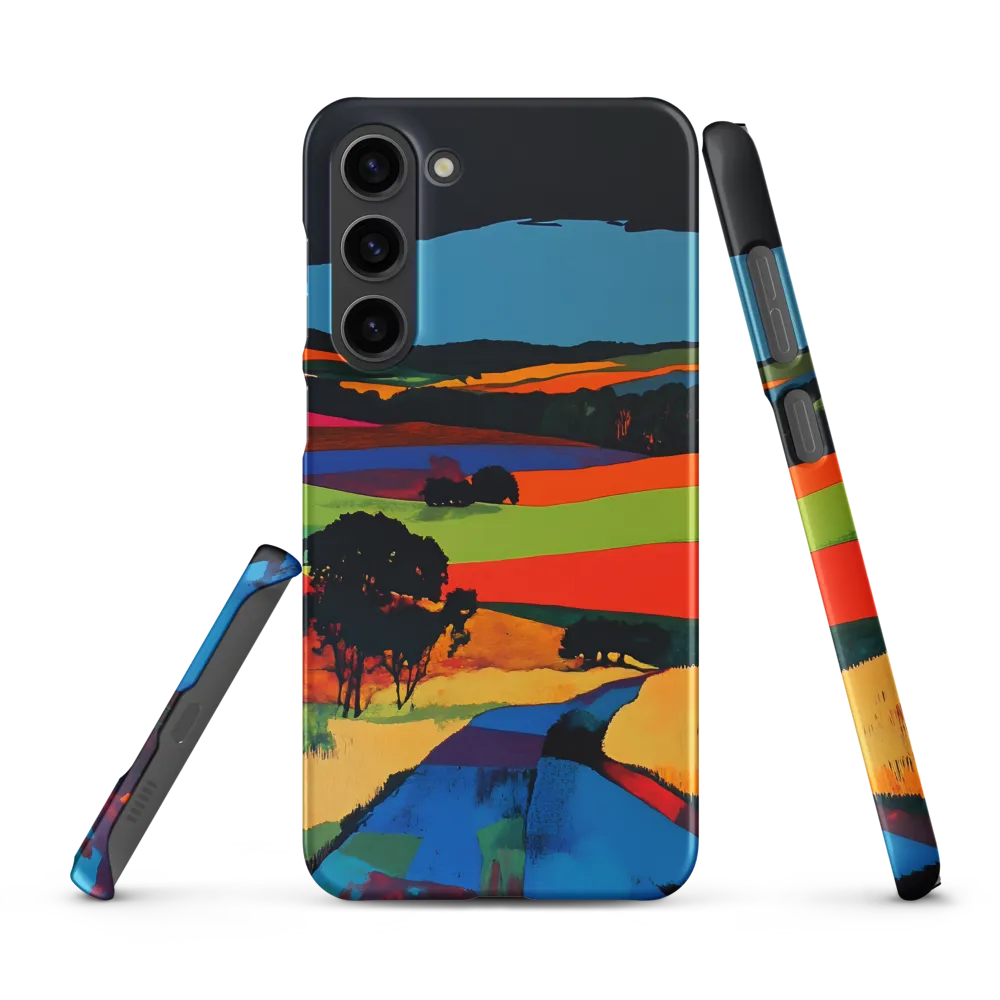 Vibrant Landscape with Road | Phone Case