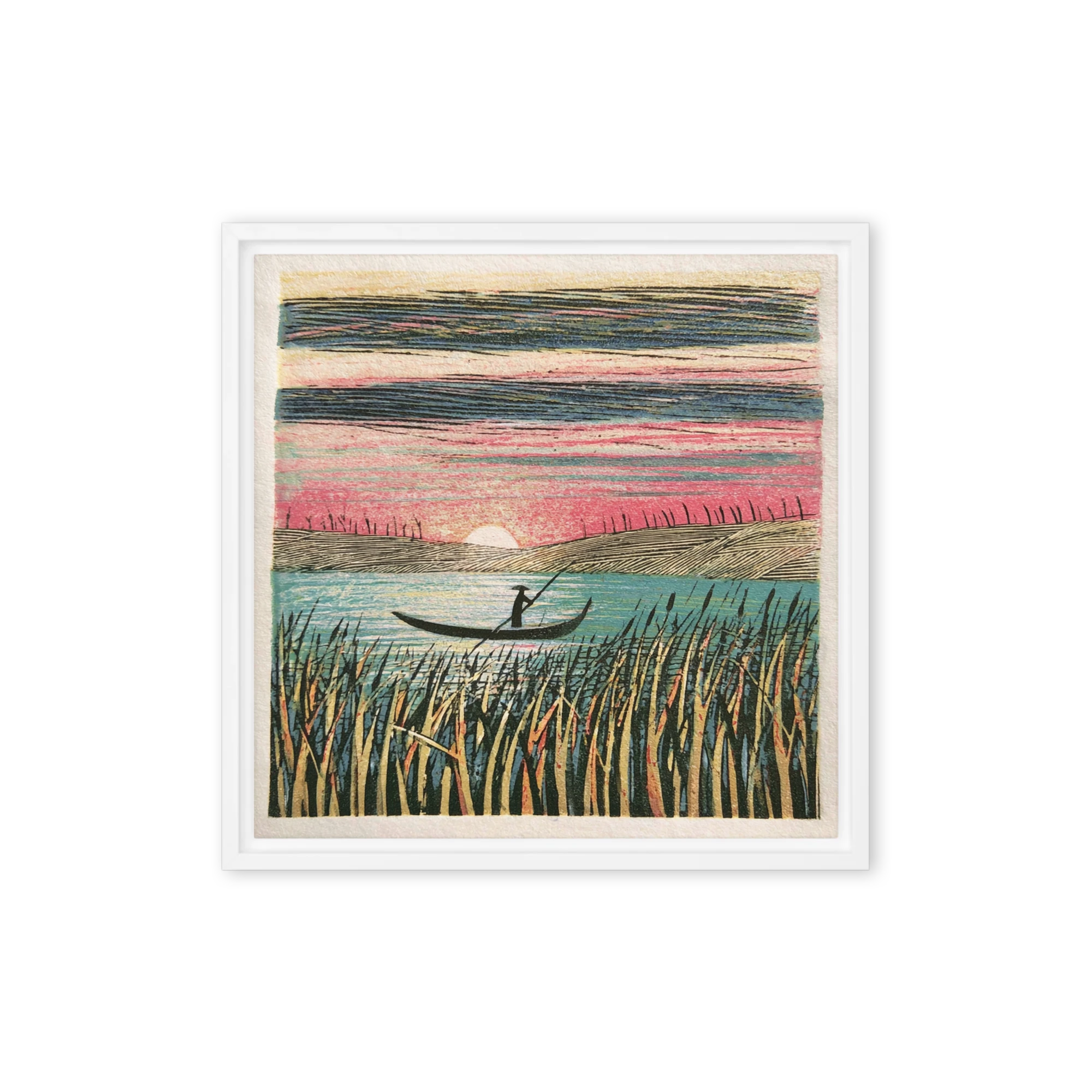 Fisherman at Sunset