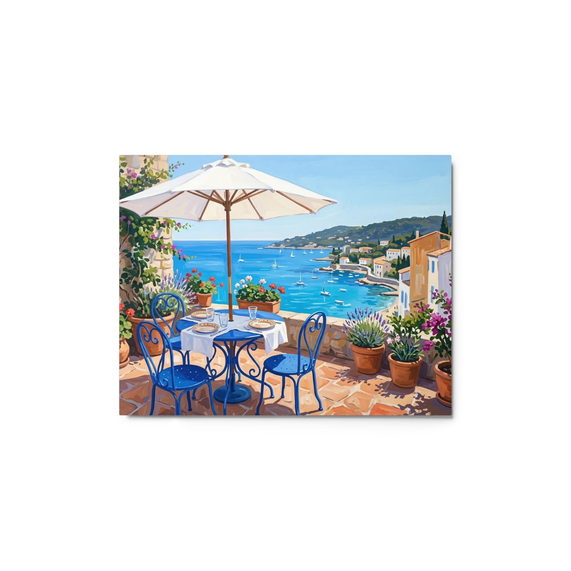 Sonnige Mediterrane Terrasse