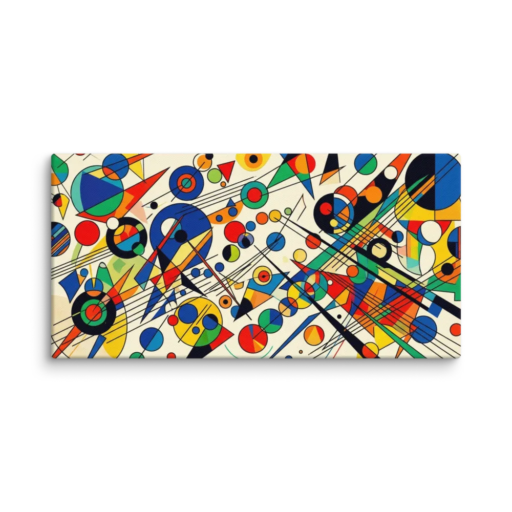 Dynamic De Stijl Abstraction 
 Canvas | 12″x 24″