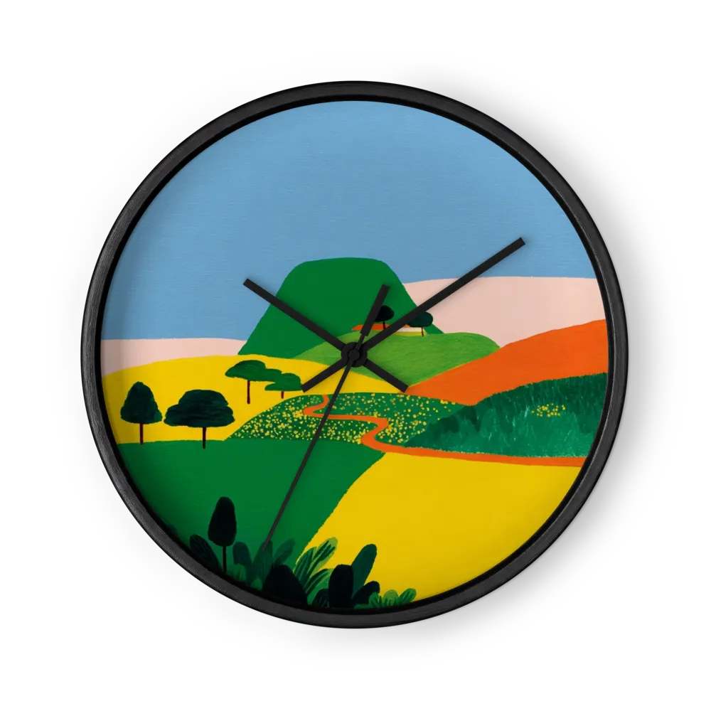 Impasto Wall Clocks — Thick Paint, Bold Colour