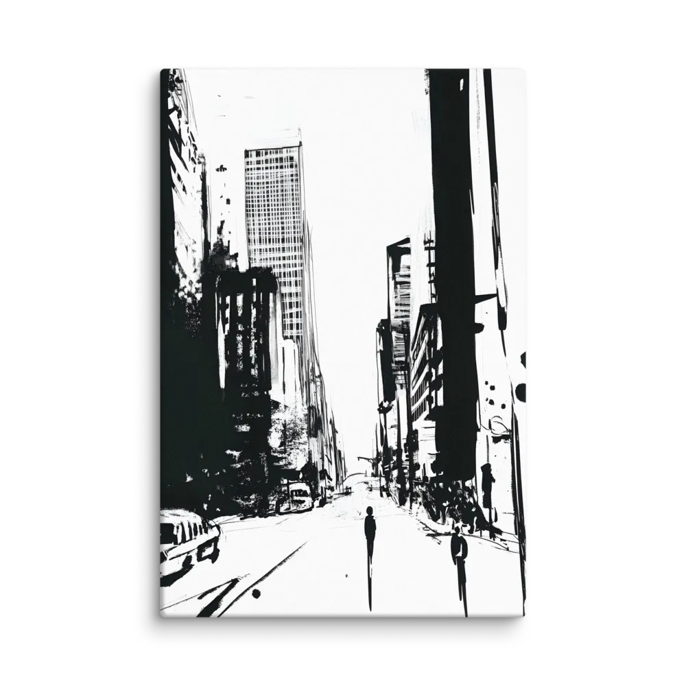 Urban Brushstrokes 
 Canvas | 32″x 48″