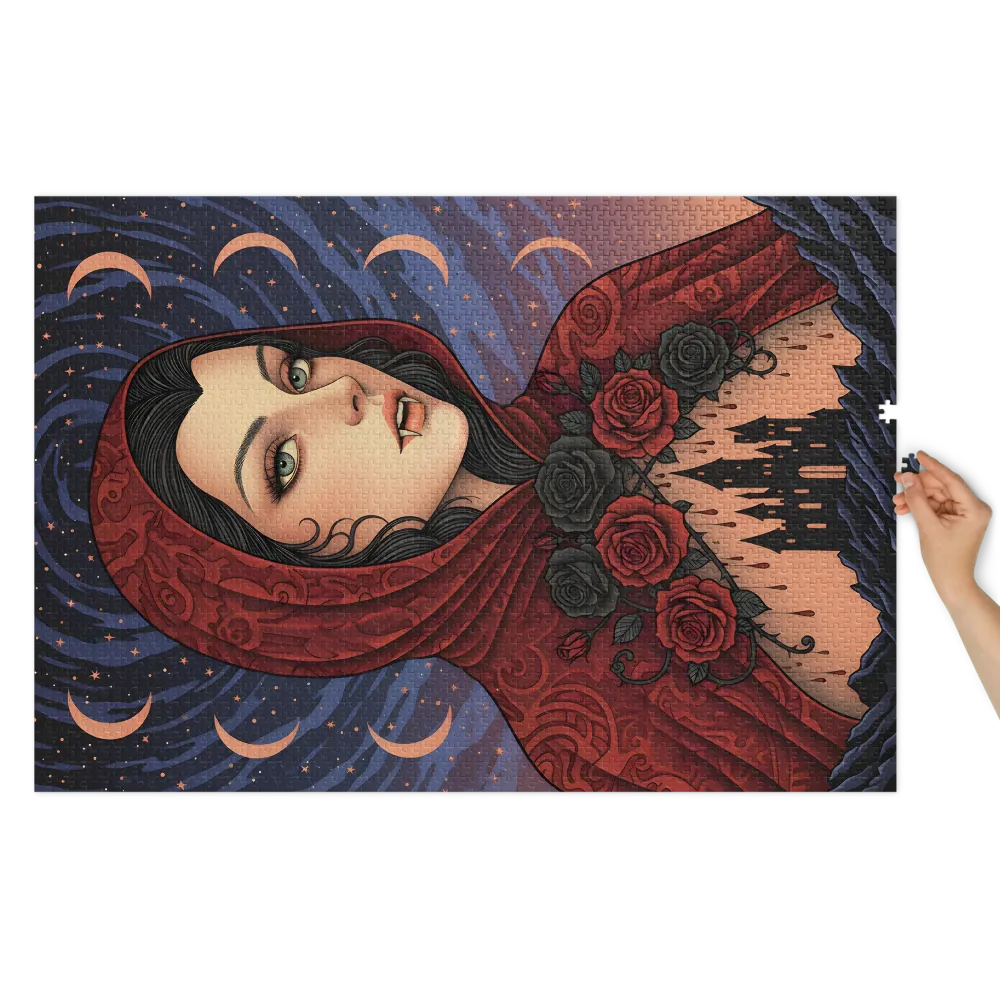 Crimson Hood Vampire | Jigsaw Puzzles