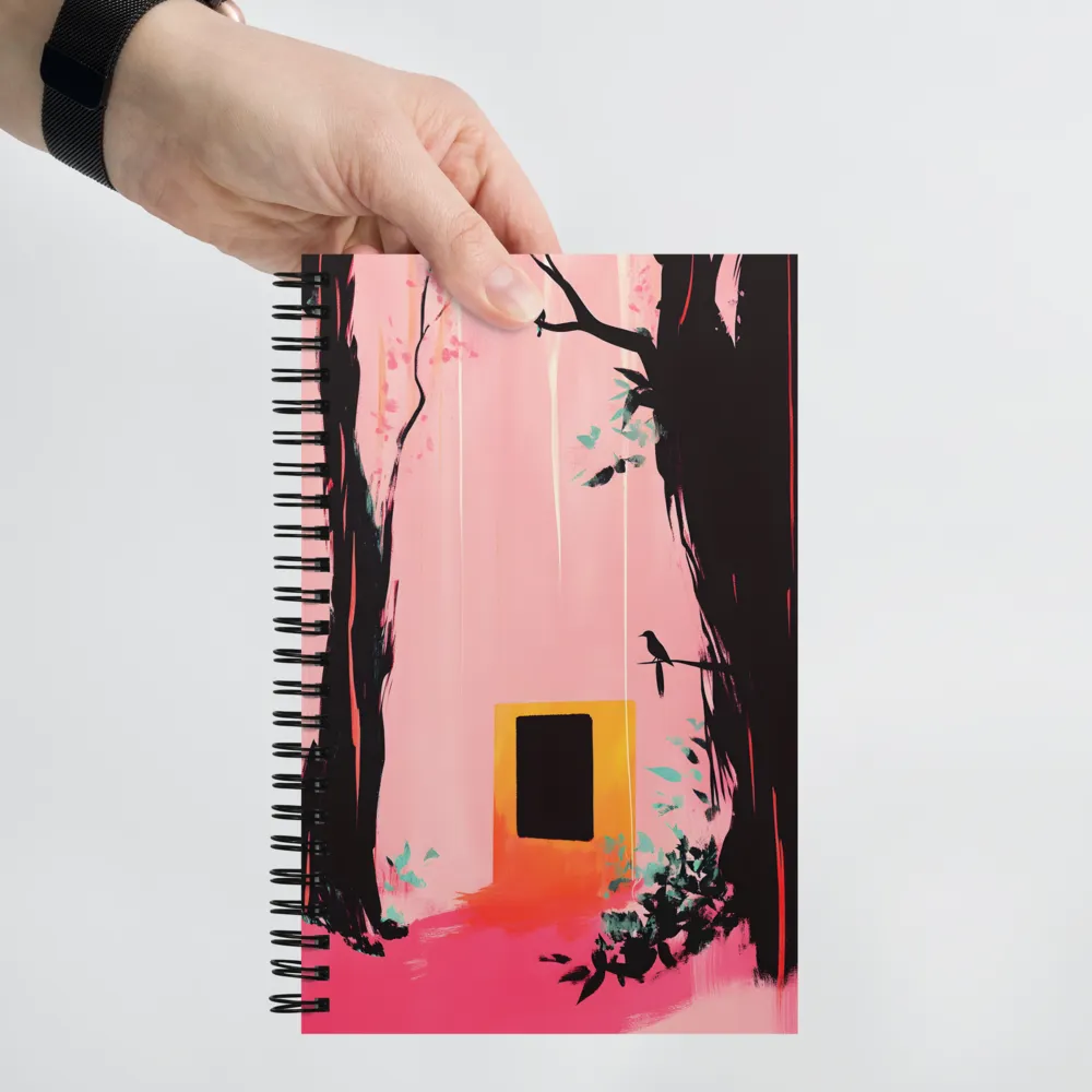 Surreal Forest Gate 
 Spiral Notebook | 140 pages