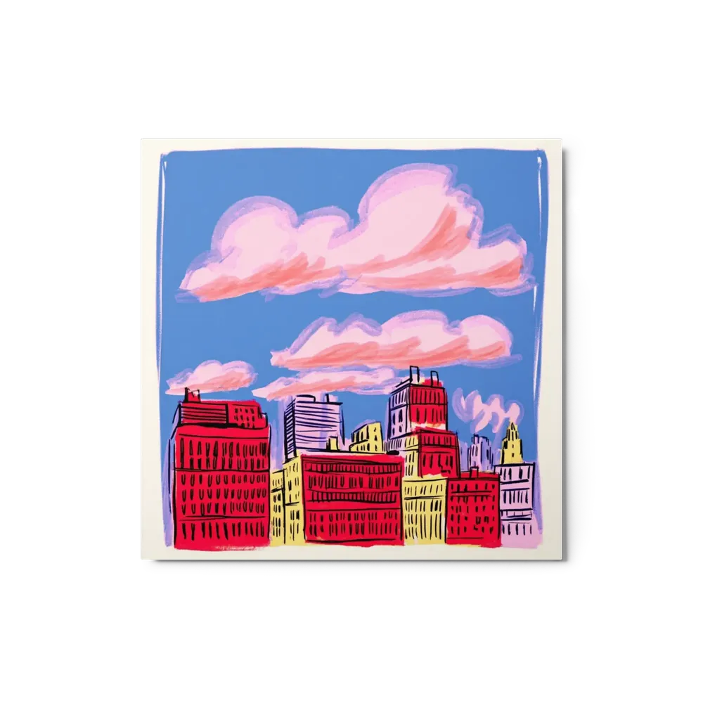 Pink Cloud Skyline | Art Print