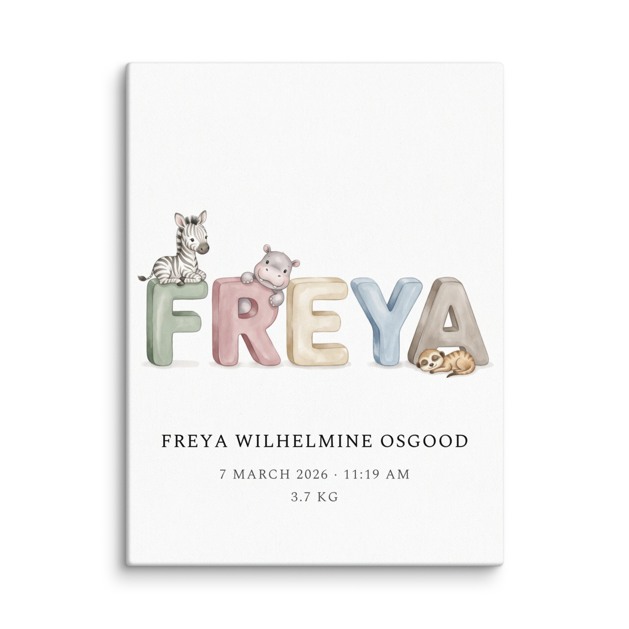 Nursery Name Art — Toy Letters