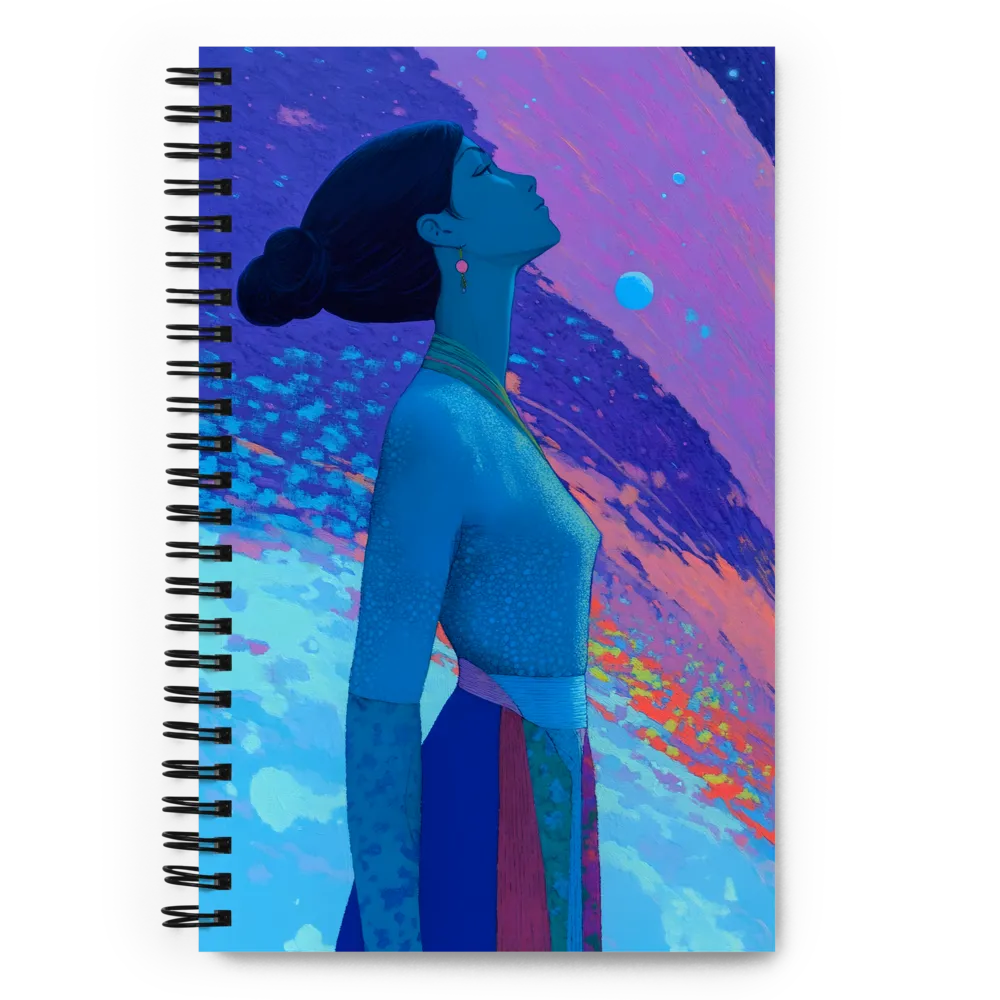 Dreamer in Blue 
 Spiral Notebook | 140 pages