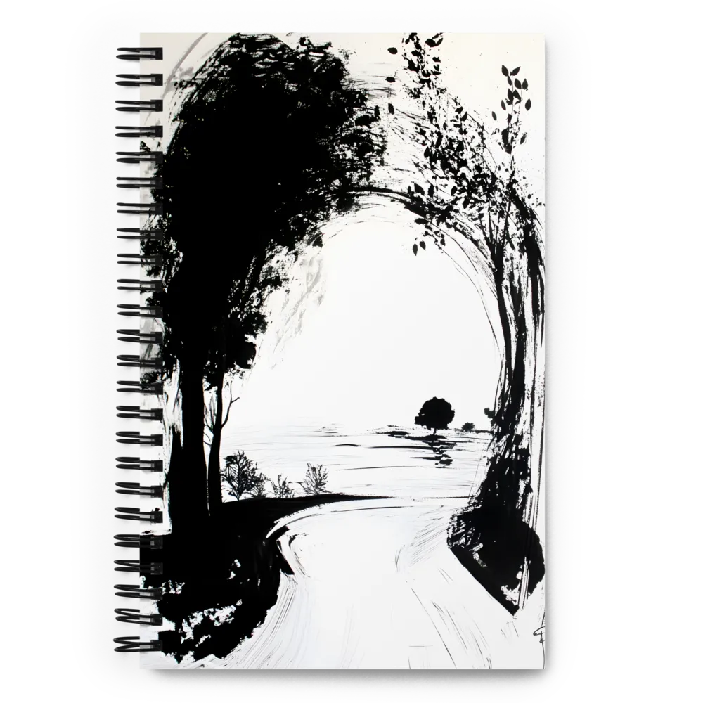 Journey Through the Ink Path 
 Spiral Notebook | 140 pages