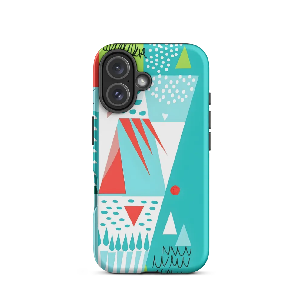 Abstract Geometric Digital Art | Phone Case