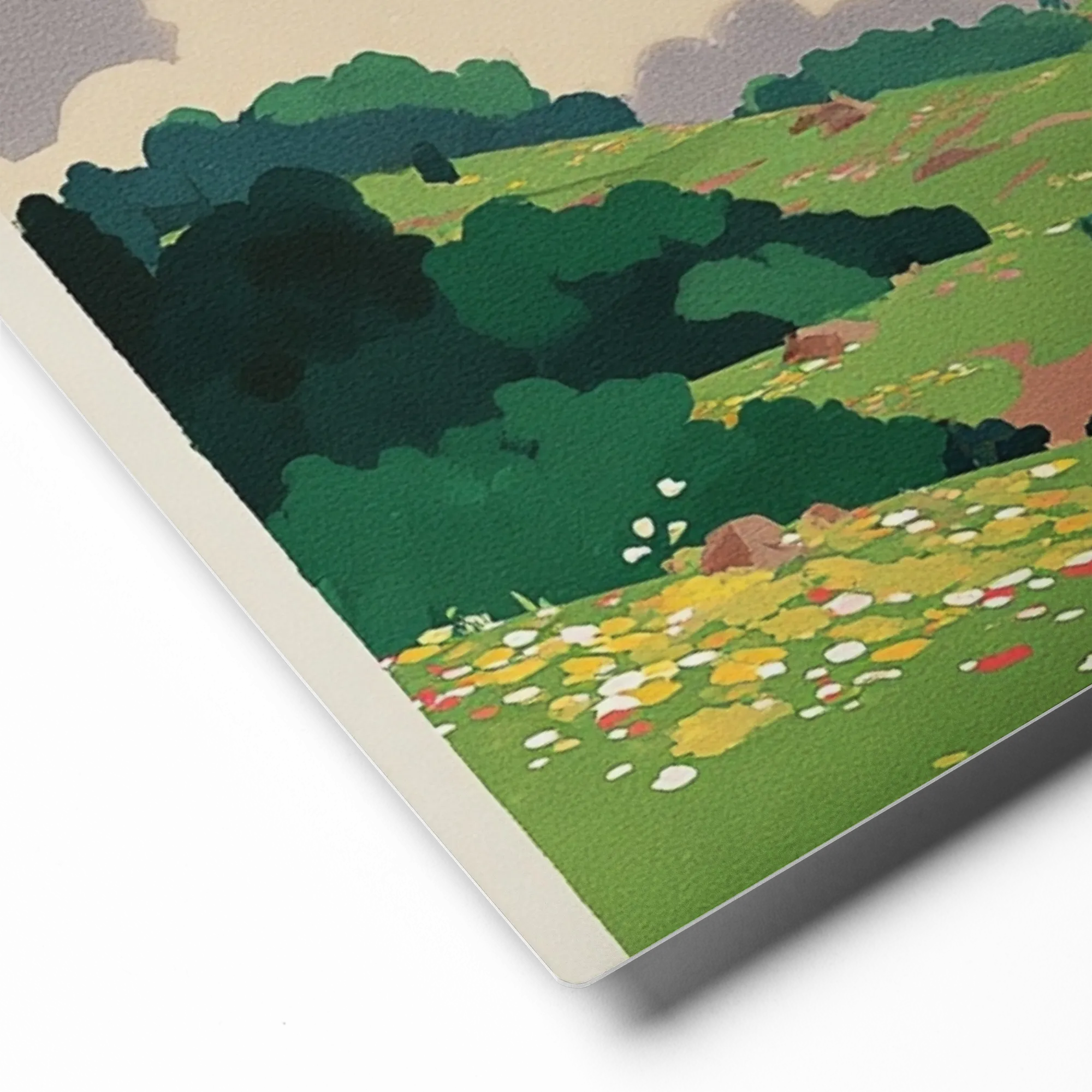 Valley of Whispering Clouds 
 Metal Print | 12″x 12″