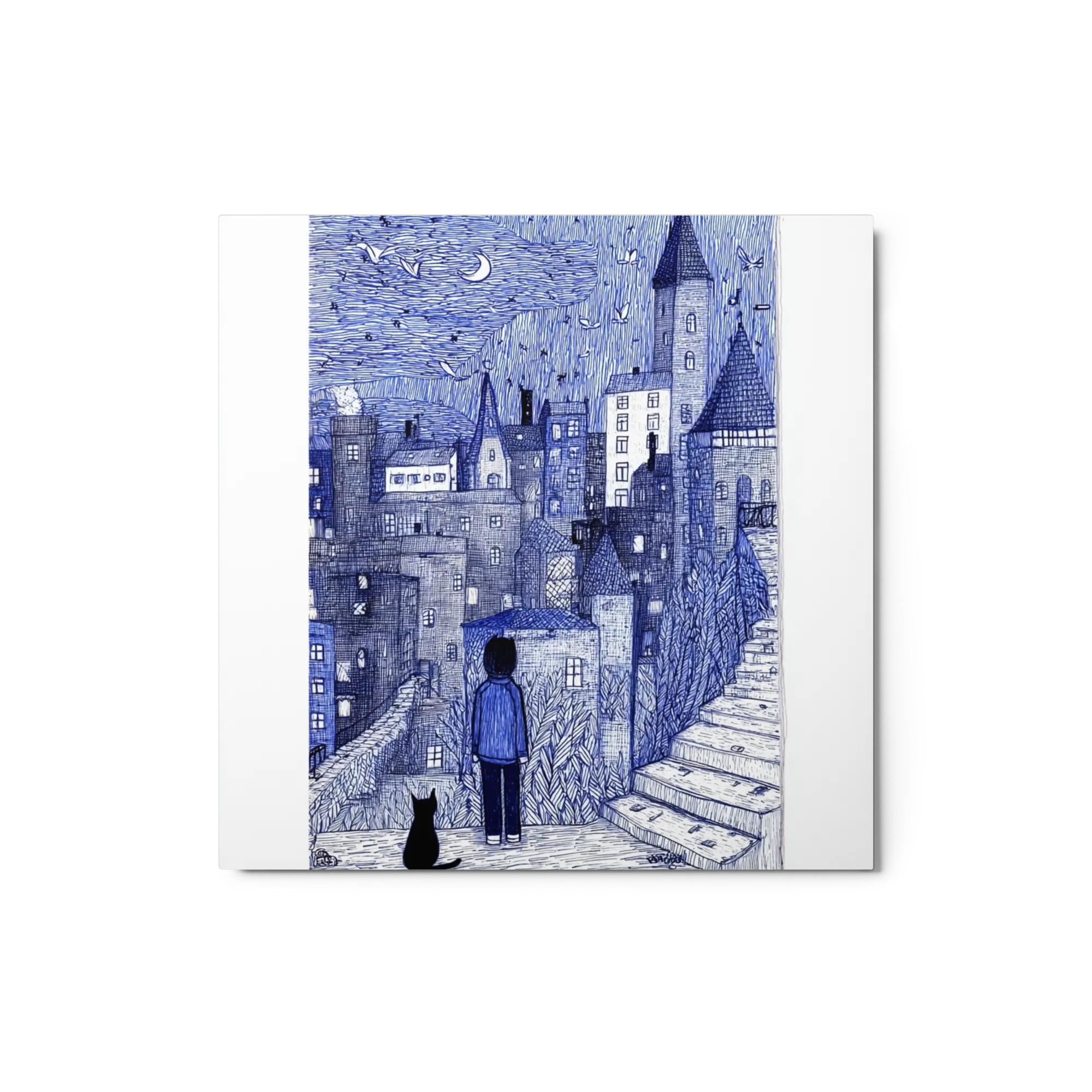 Nocturnal City and Cat
