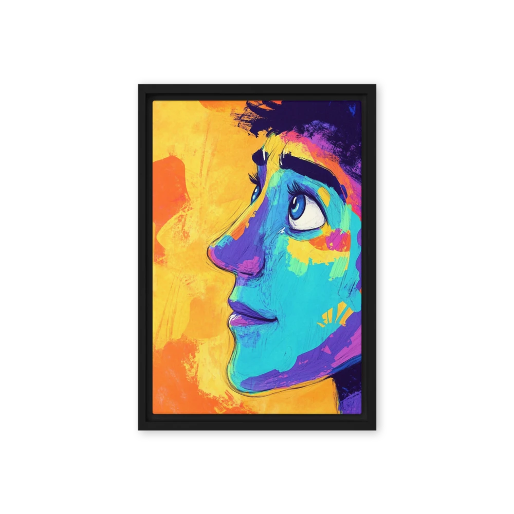 Expressionist Human Profile | Art Print