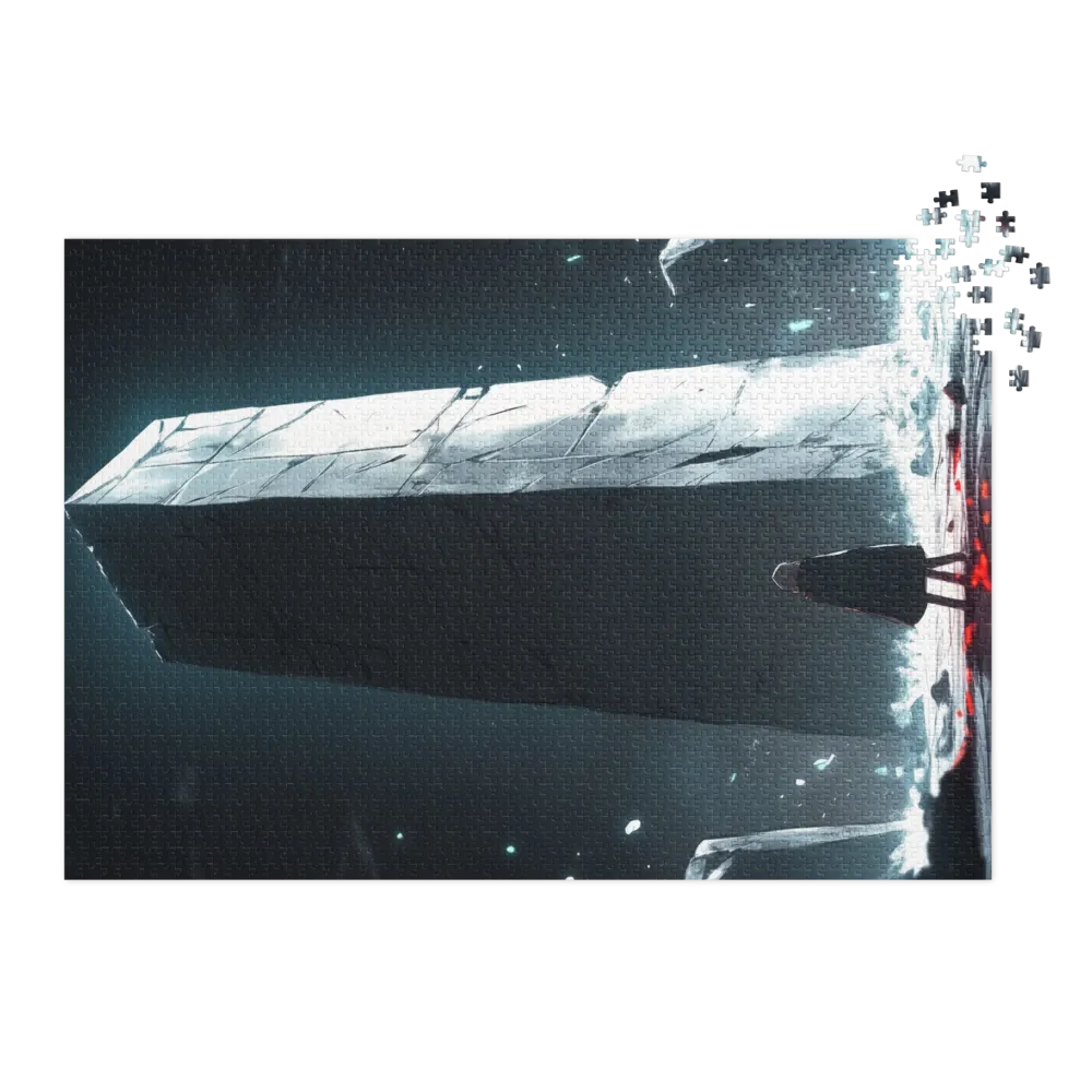 Guardian of the Monolith 
 Jigsaw Puzzle in Tin Box