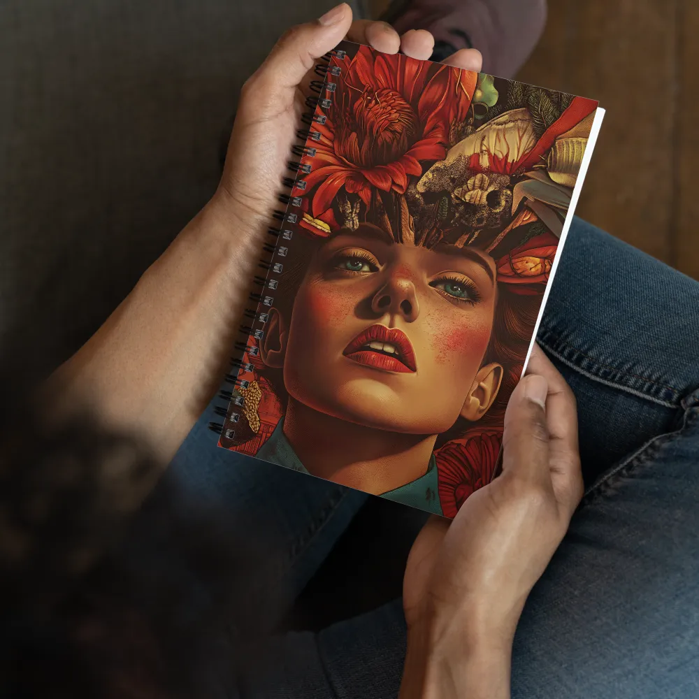 Floral Mind Bloom 
 Spiral Notebook | 140 pages