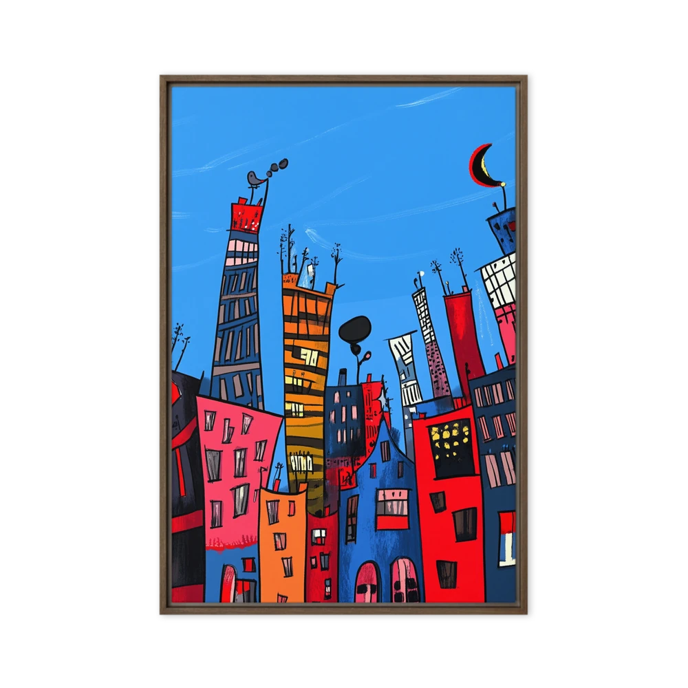 Whimsical Cityscape | Art Print