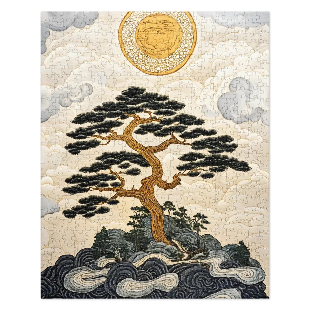 Golden Celestial Pine 
 Jigsaw Puzzle