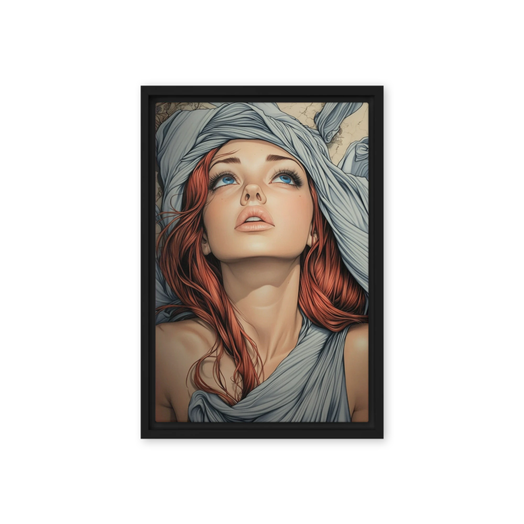 Portrait of a Woman with Red Hair