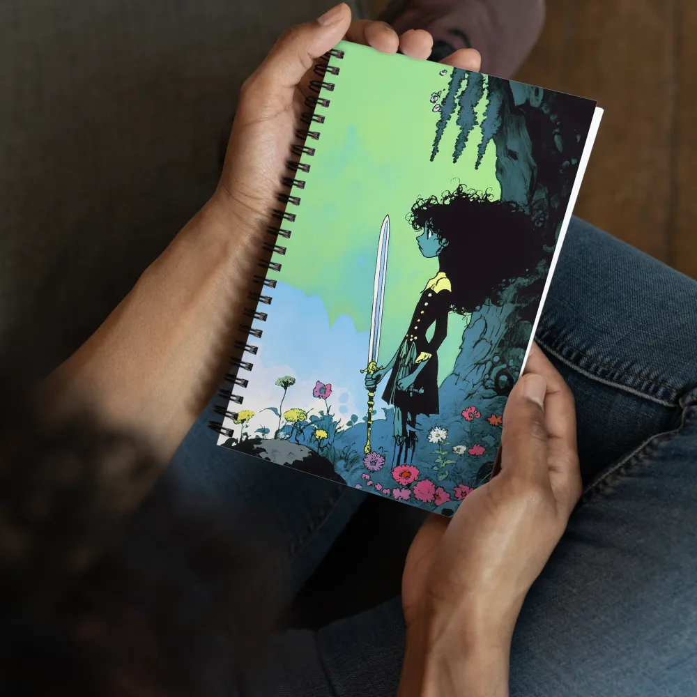 The Swordswoman's Garden 
 Spiral Notebook | 140 pages