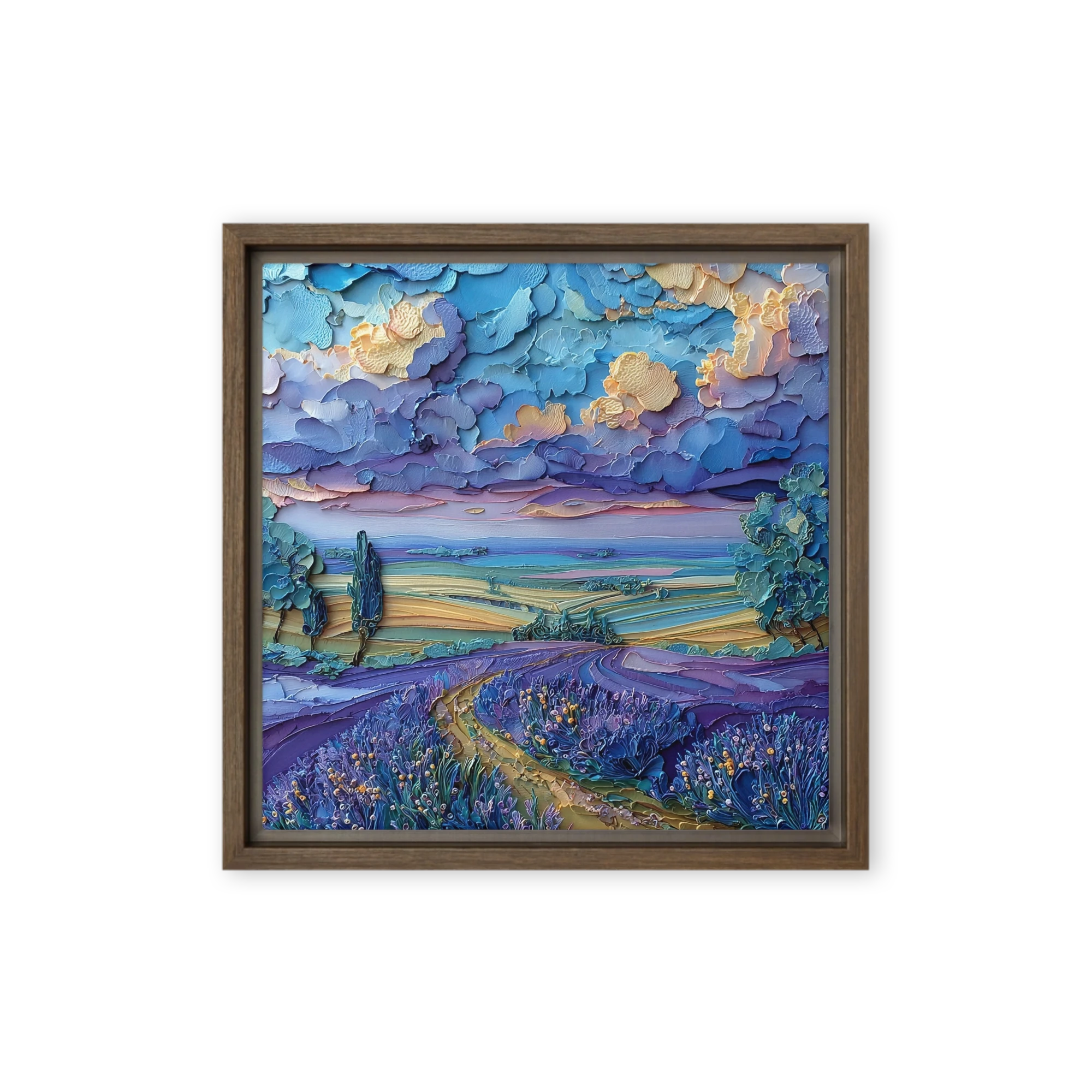 Impressionist Lavender Fields