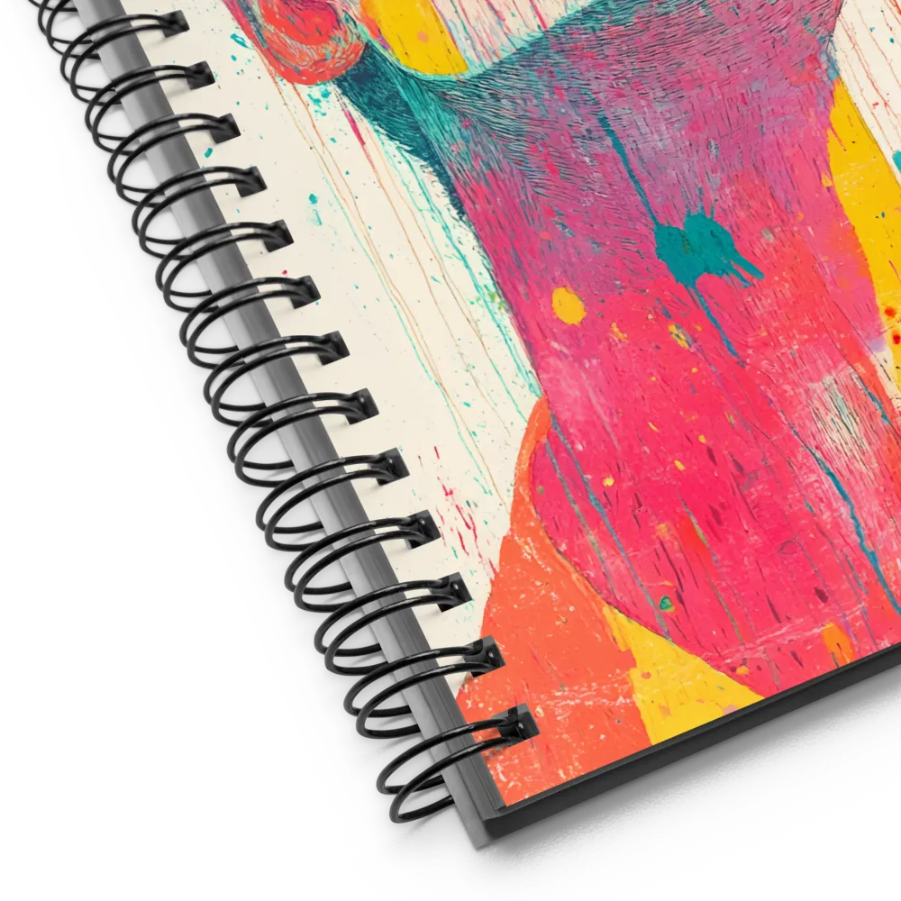 Serenity in Splatter 
 Spiral Notebook | 140 pages