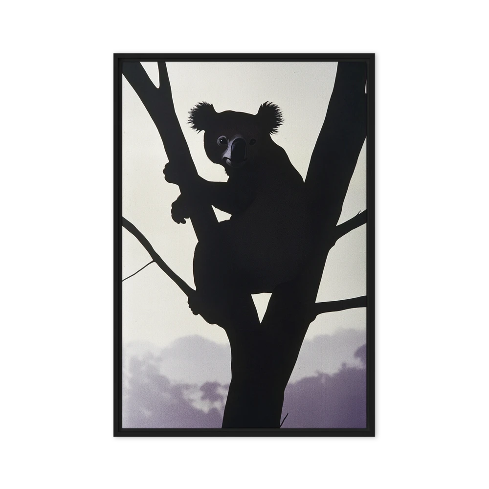 Silhouetted Koala | Art Print
