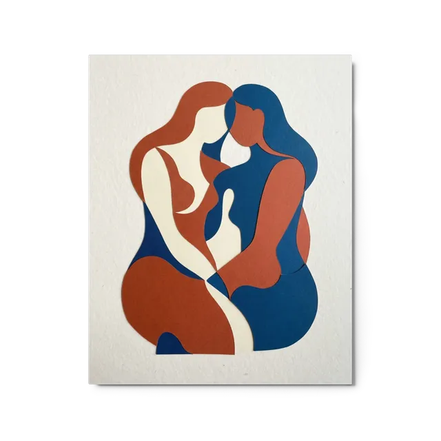 Intertwined Embrace | Art Print