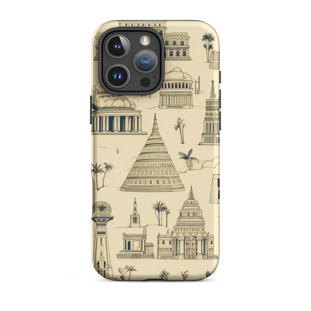 Architectural Landmarks Illustration | Phone Case