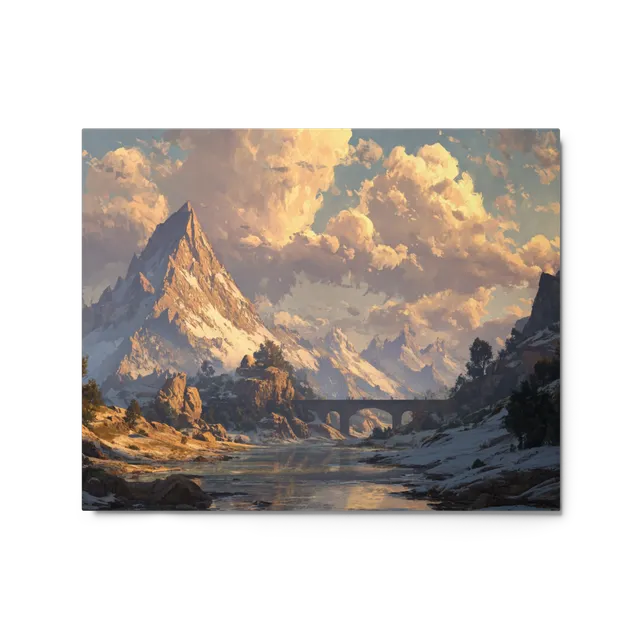 Golden Hour Peaks | Art Print
