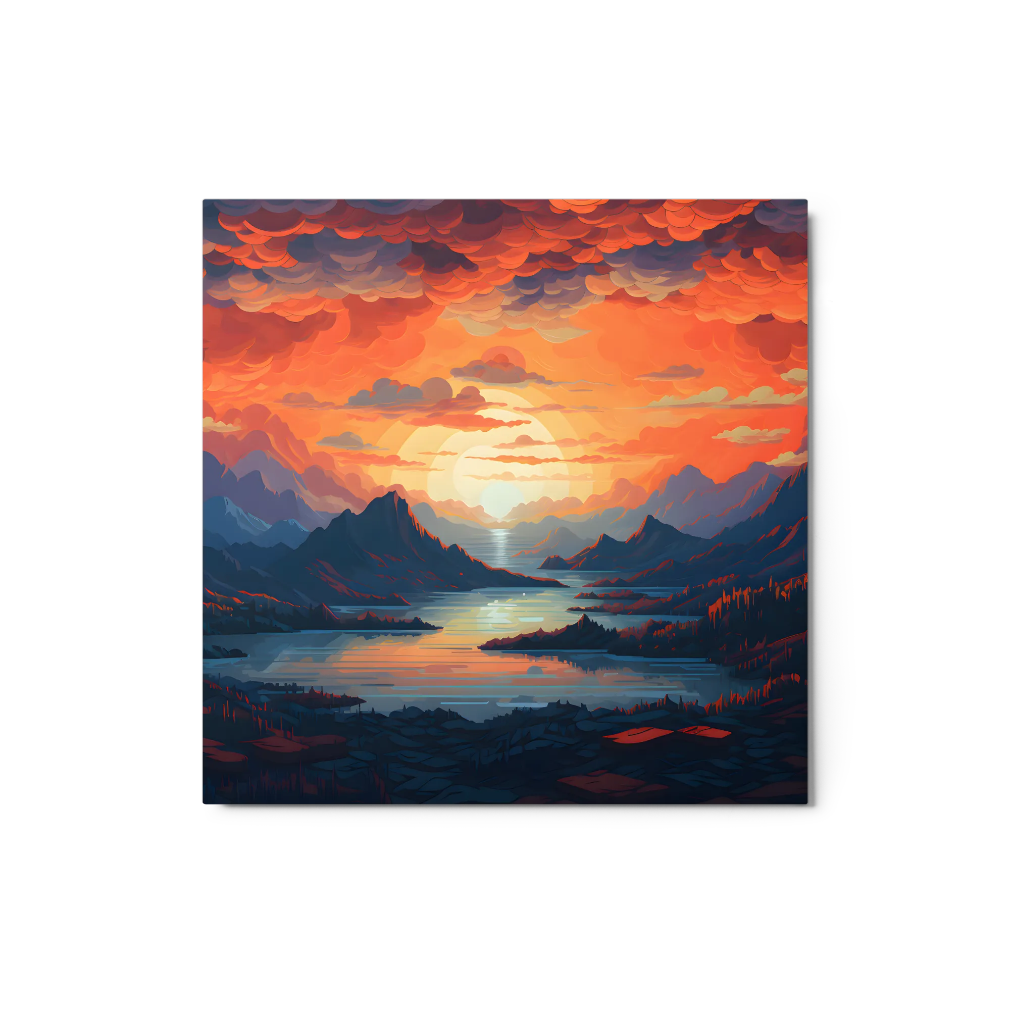 Vibrant Sunset Landscape