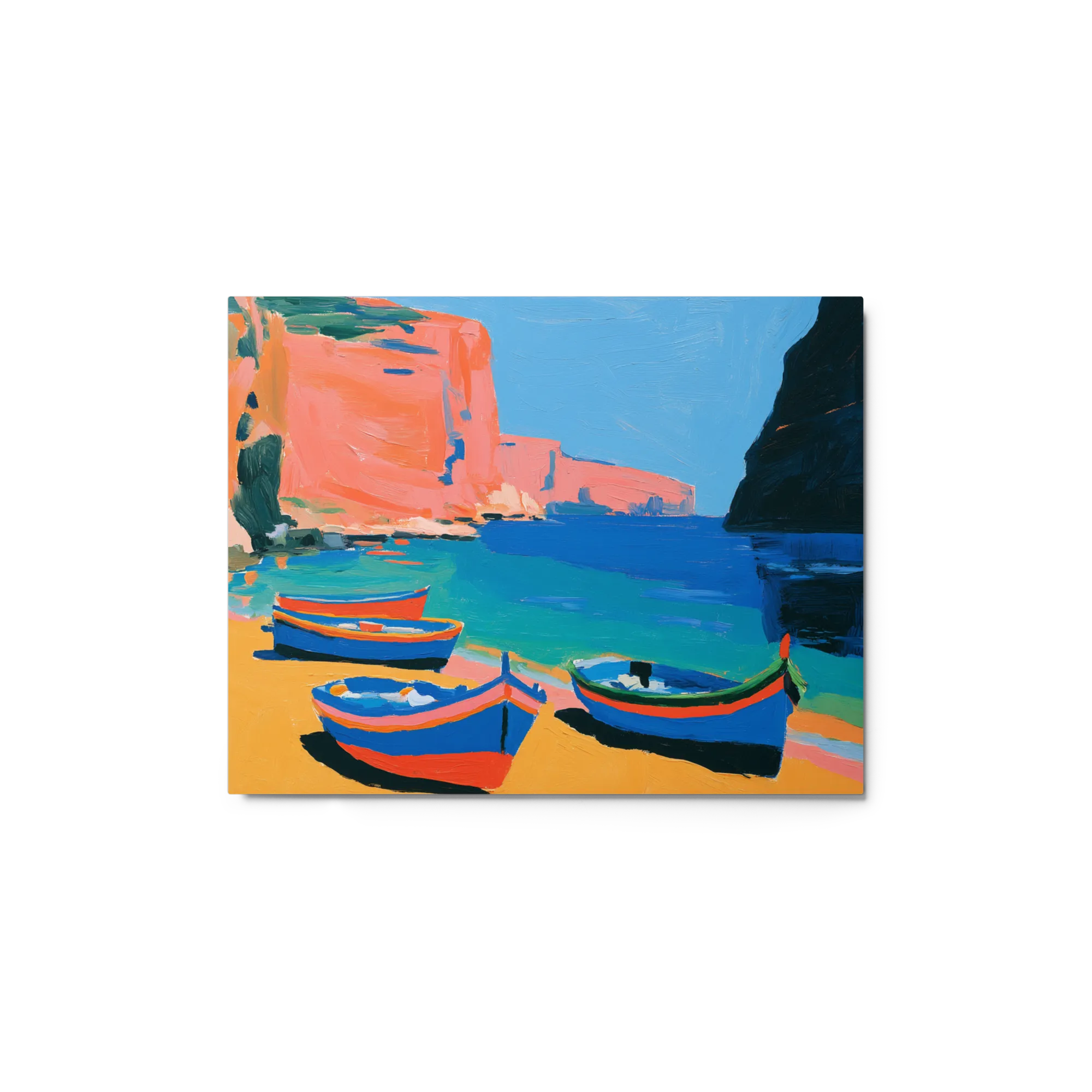 Cove of Azure Boats