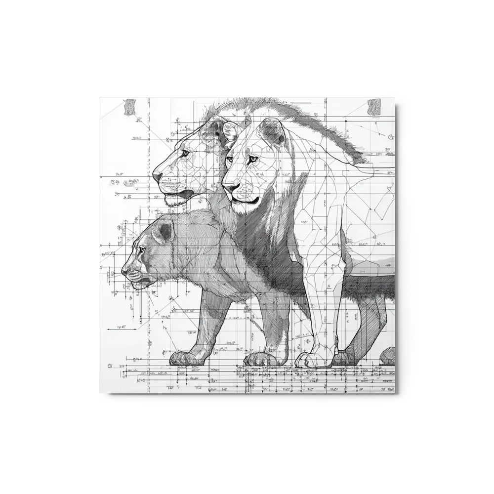 Anatomy of a Lion | Art Print