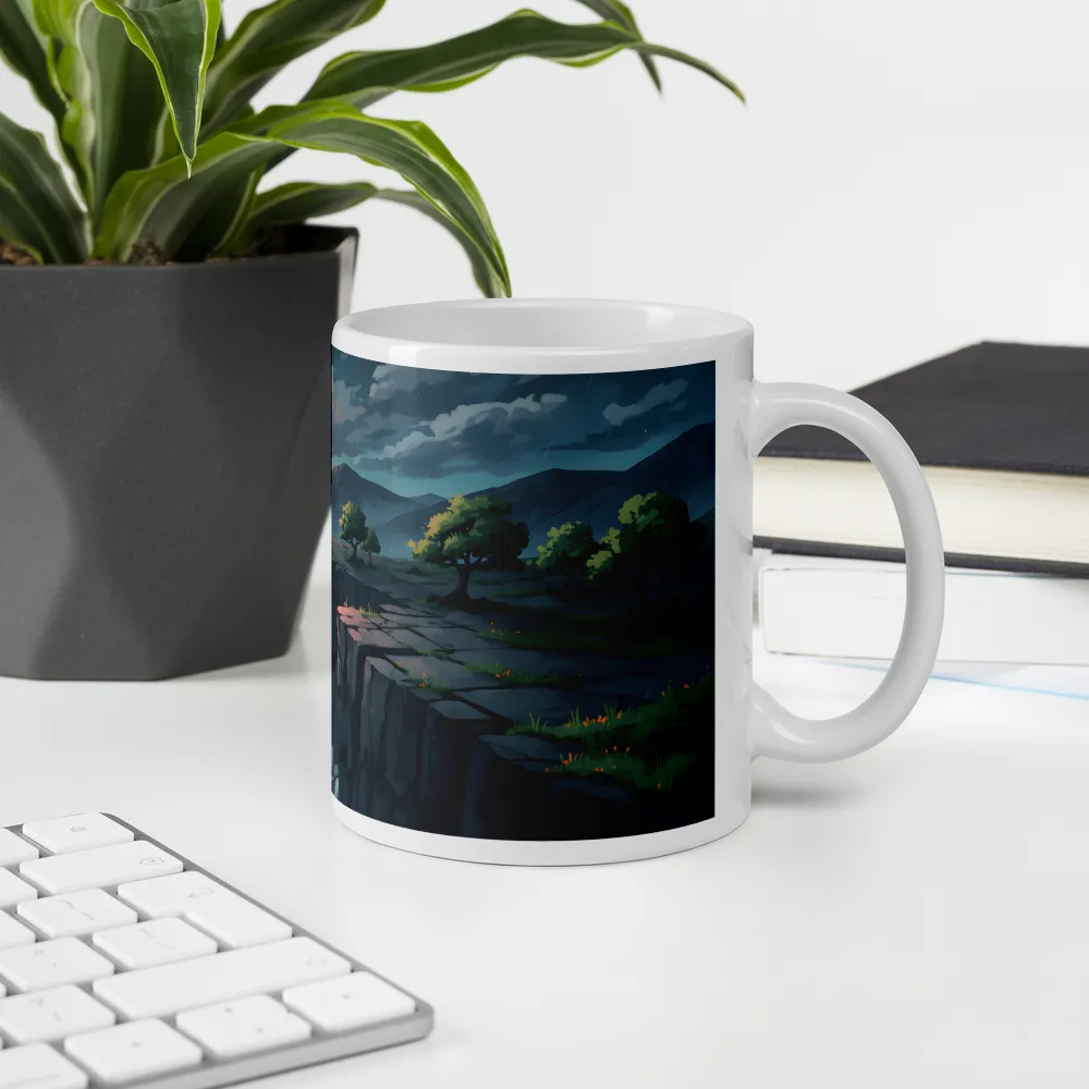 Sunset Rift 
 Mug with Red inside | 15 oz