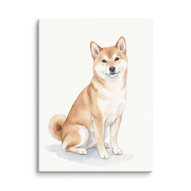 Pet Portrait — Minimalist Watercolor