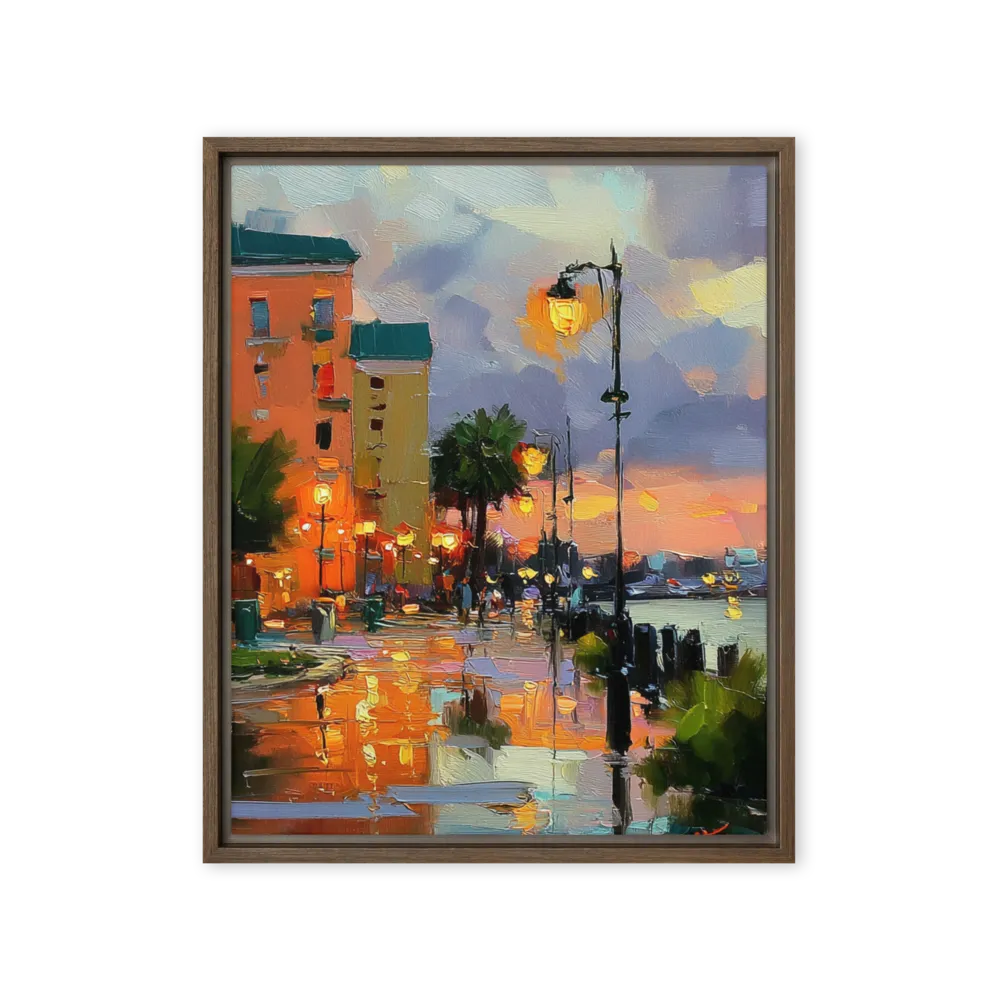 After the Rain 
 Canvas with Brown Frame