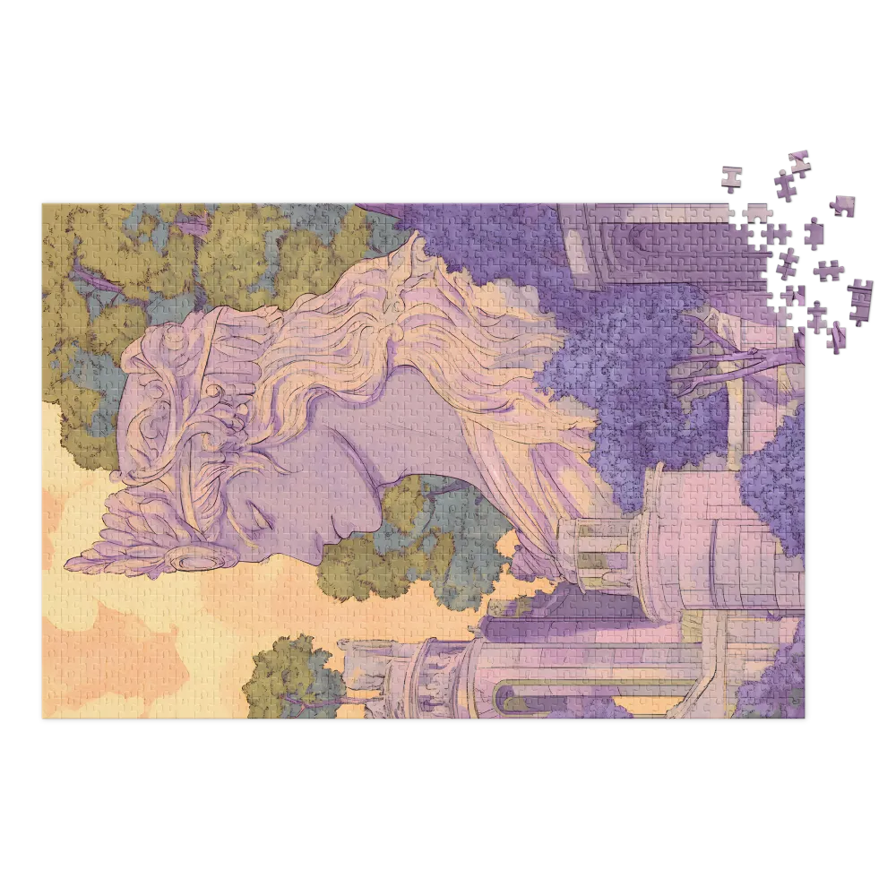 The Dreaming Colossus 
 Jigsaw Puzzle in Tin Box