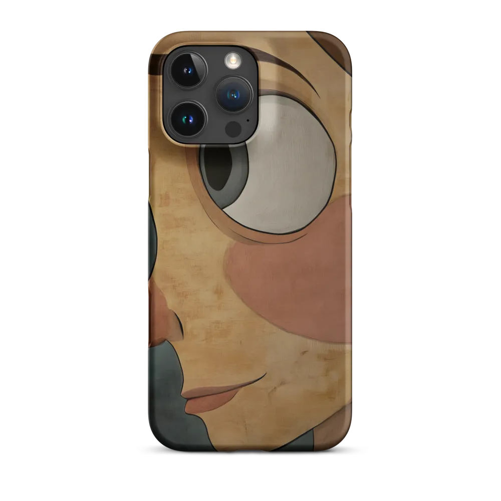Stylized Profile Character Illustration | Phone Case