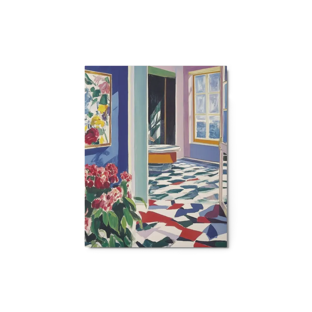 Sunlit Room with Flowers | Art Print