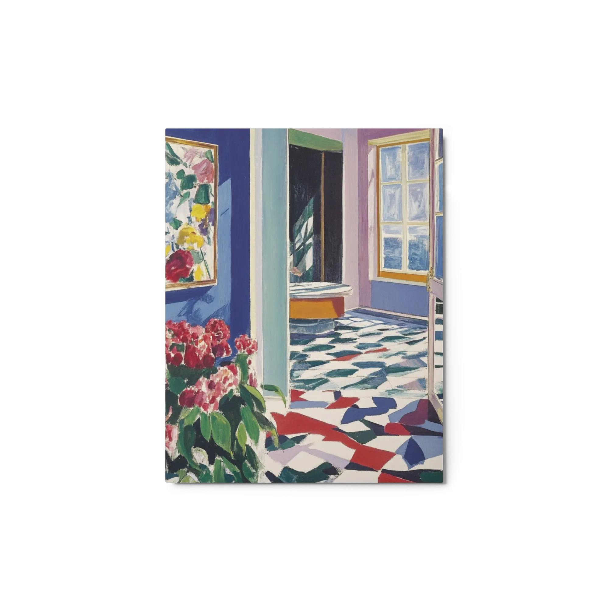 Colorful Interior with Flowers