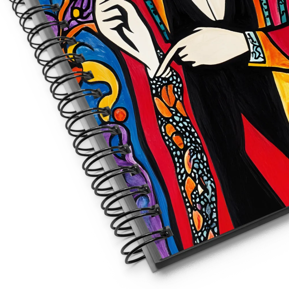 Art Deco Gentleman 
 Spiral Notebook | 140 pages