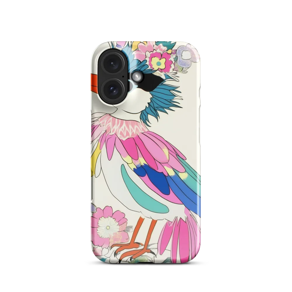 Whimsical Floral Bird 
 iPhone 13 Pro Max | Snap Case